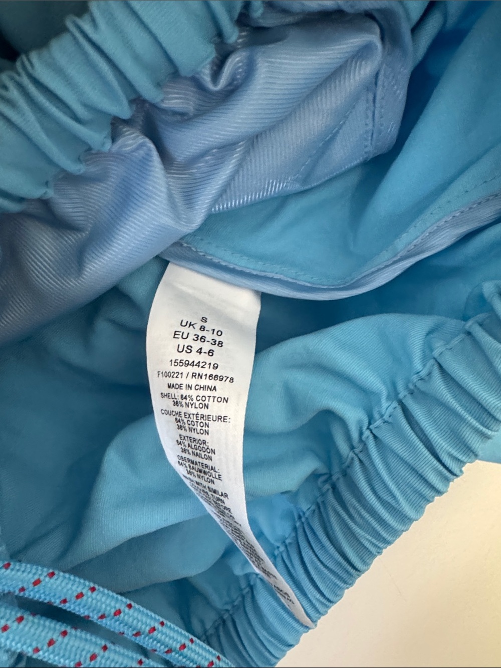 adidas x asos Light Blue Bomber Jacket with Red Stripes - Picture 4 of 6